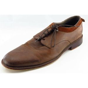 Aston Grey Shoes Size 10 M‎ Brown Derby Oxfords Leather Men